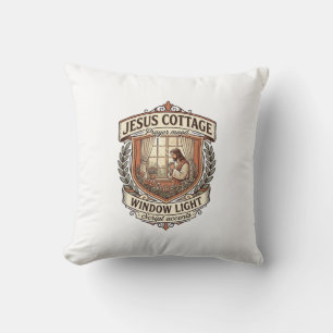 Coussin Lumière de fenêtre de cottage Jésus Cottage Jésus 