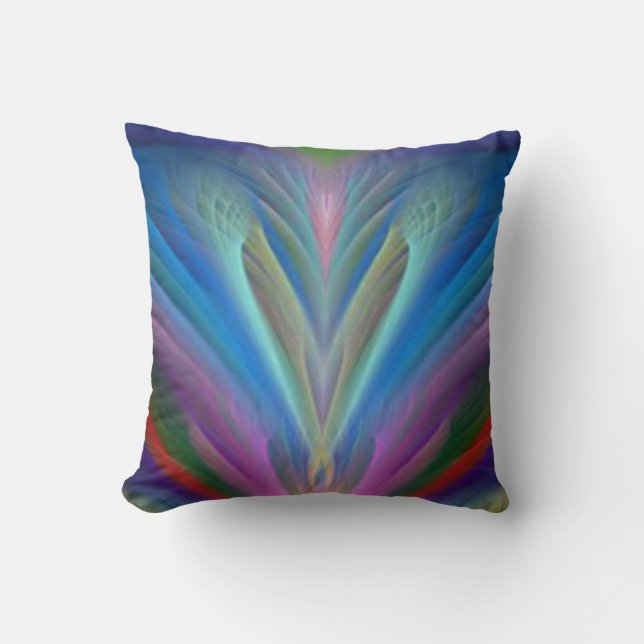 Coussin Lumières du Nord réversible (Recto)