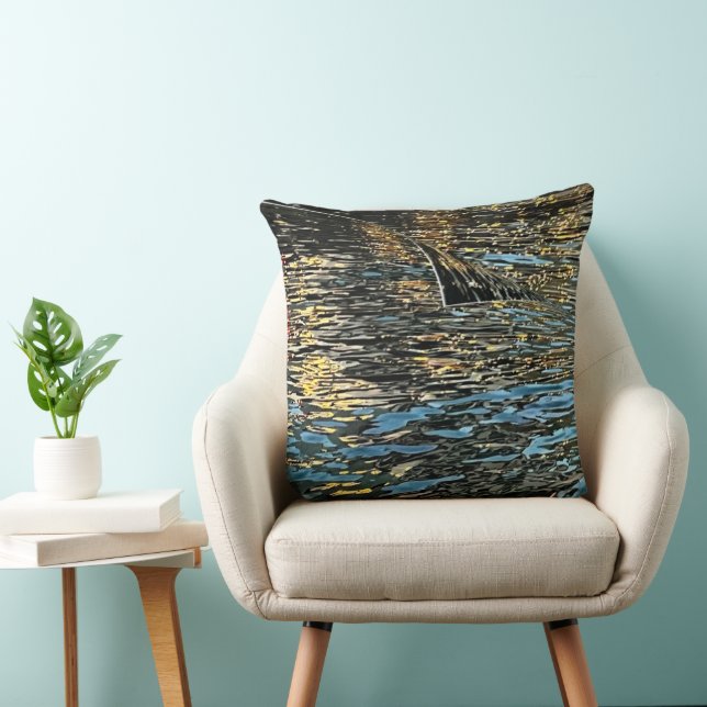 Coussin Lumières du soir sur la mer (Chaise)
