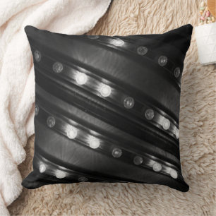 Coussin Luminaires noir et blanc