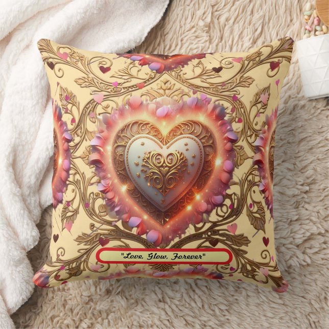 Coussin "Luminosité du coeur doré" (Couverture)
