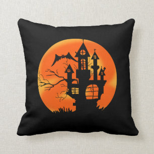 Coussin Lune de Halloween