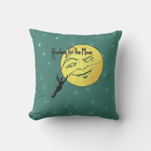 Coussin Lune Jaune Vent Homme Escalade Échelle Vert
