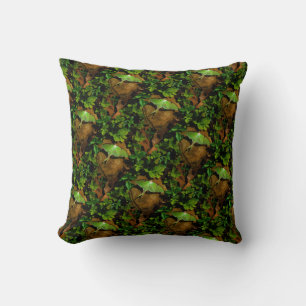 Coussin Lune verte