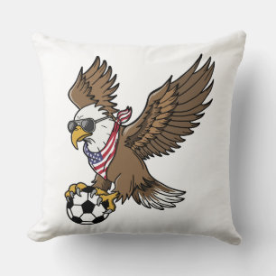 Coussin Lunettes de soleil aigle de foot USA cool vintage