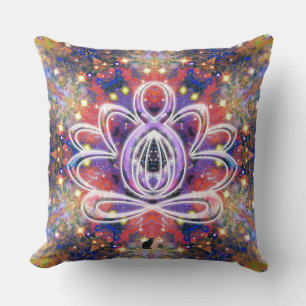 Coussin Lustré Zen Lotus