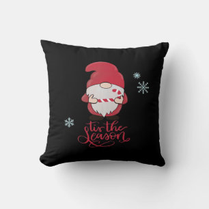 Coussin Lutin de Noël avec Canne en Sucre