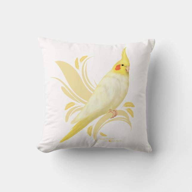 Coussin Lutino Cockatiel (Recto)