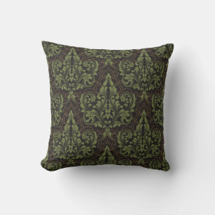 Coussin Luxe classique vieux mode damassé ornement