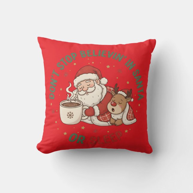 Coussin Luxury Christmas Pillow Design – Cozy & Elegant Ho (Recto)