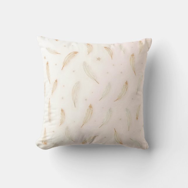 Coussin Luxury Modern Feathers Boho Collection (Recto)