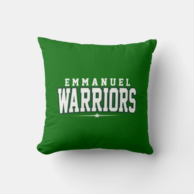 Coussin Lycée chrétien d'Emmanuel ; Guerriers (Recto)