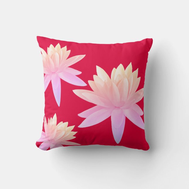 Coussin Lys d'eau (Recto)