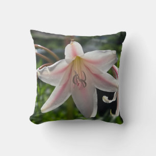 Coussin Lys rose et blanc