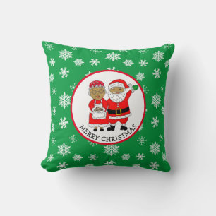 Coussin M. et Mme Claus, Noël afro-américain à Père Noël