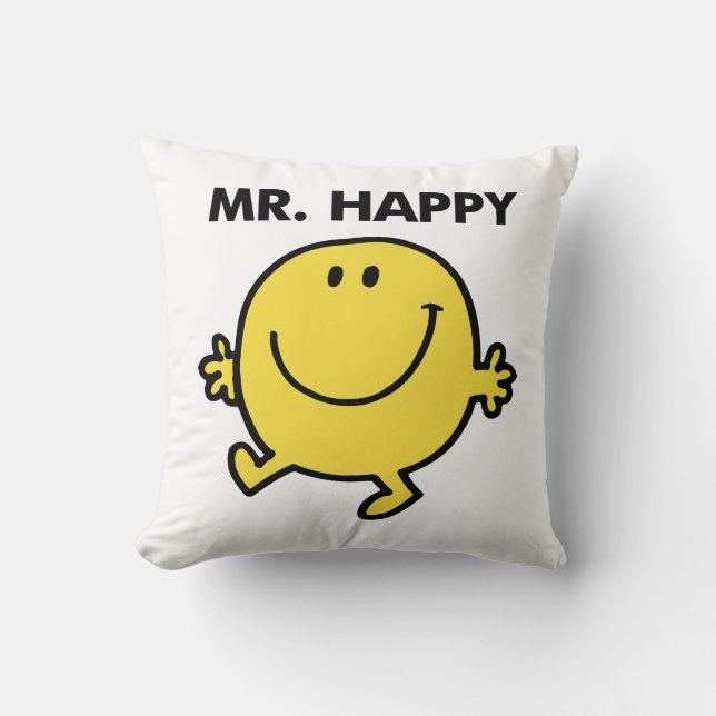 Coussin M. Happy | Danse et sourire (Recto)