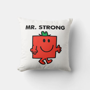 Coussin M. Strong faisant signe de la main