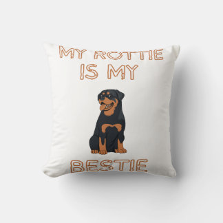Coussin ma cravate est ma bestie