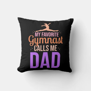 Coussin Ma Gymnaste Favorite M'Appelle Papa