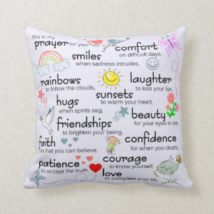 Coussin Ma prière pour vous