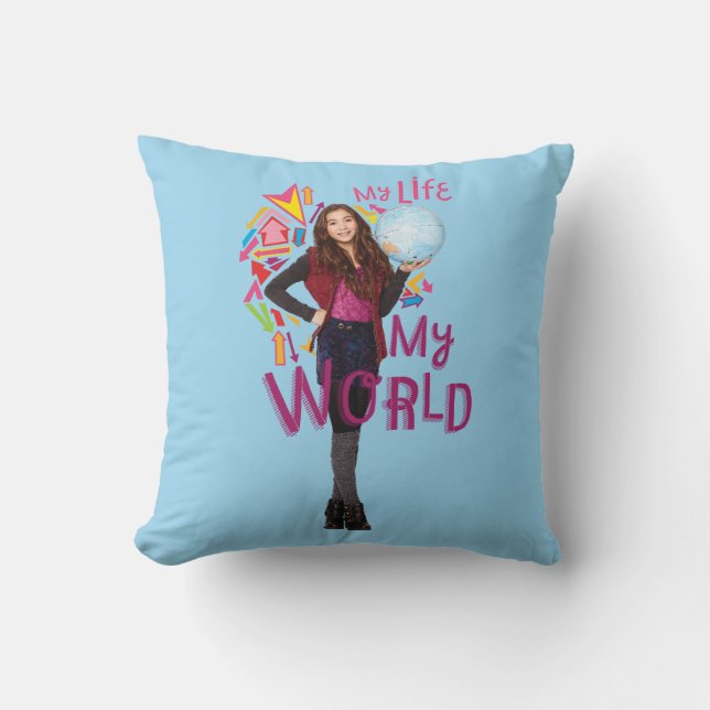Coussin Ma vie Mon monde (Recto)