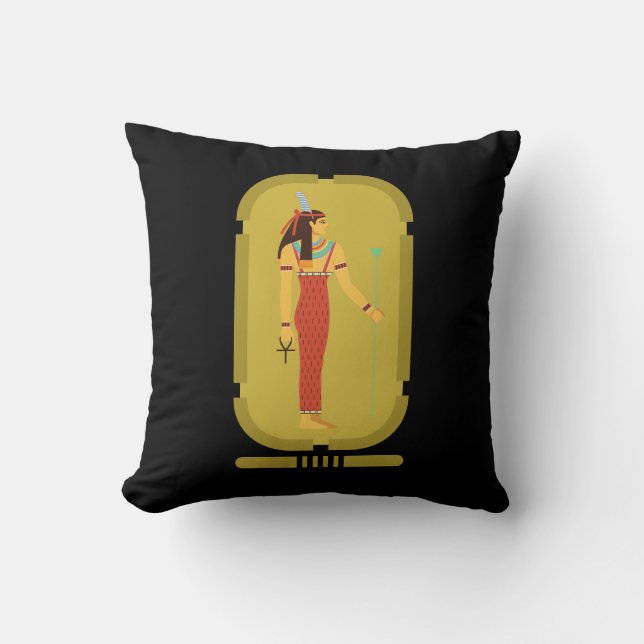 Coussin Maat sur l'oreiller à lancer Cartouche Or (Recto)