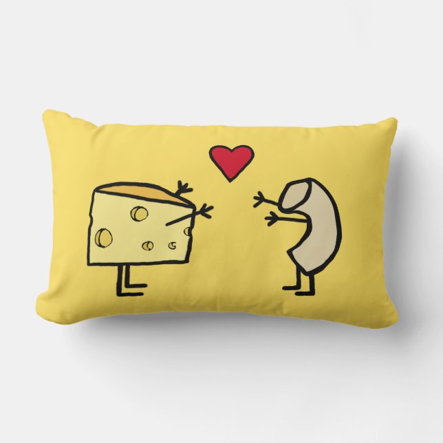 Coussin Mac et fromage (Recto)