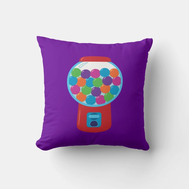 Coussin Machine à bonbons Gumball (Recto)