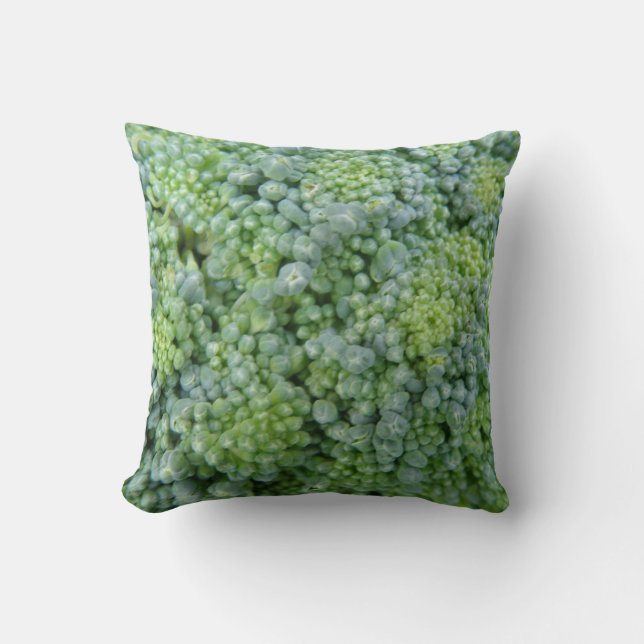 Coussin Macro Broccoli (Recto)