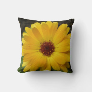 Coussin Macro Marigold jaune