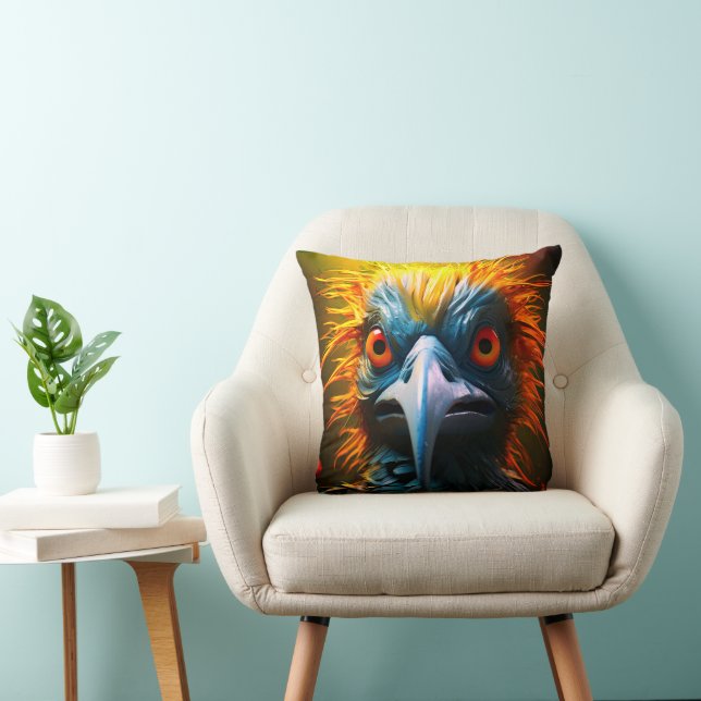 Coussin Mad Bird (Chaise)