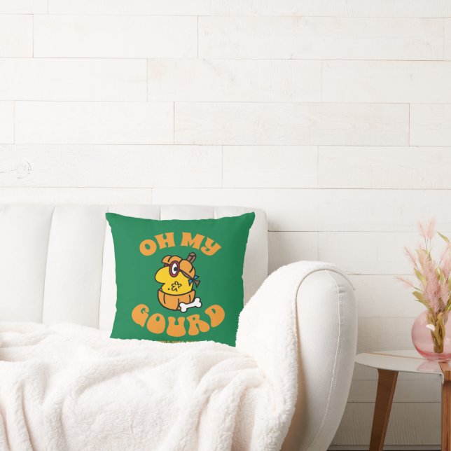 Coussin Mademoiselle Busy Oh My Gourd Halloween (Canapé)