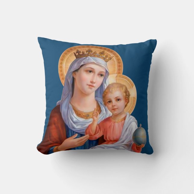 Coussin Madone et Enfant (Recto)