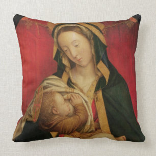 Coussin Madonna allaitant son enfant, 1520-30 (huile sur