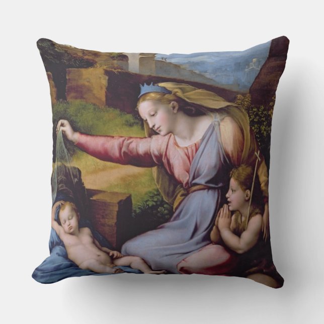 Coussin Madonna du diadème bleu ou Madonna de t (Recto)