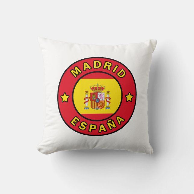 Coussin Madrid Espagne (Recto)