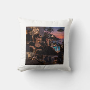 Coussin Mafia Girl • Boss de Goa • Aucune limite