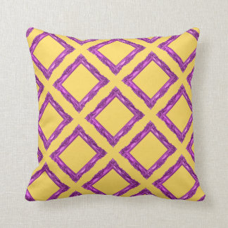 Coussin magenta d'art de bruit !
