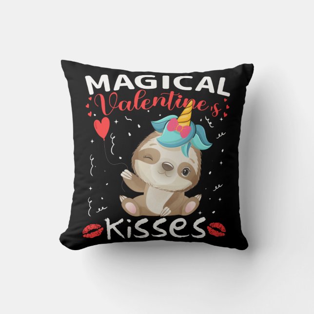 Coussin Magical Valentine's Kisses (Recto)