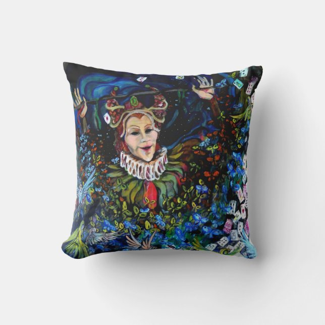 Coussin Magie de carreau de la nuit (Recto)