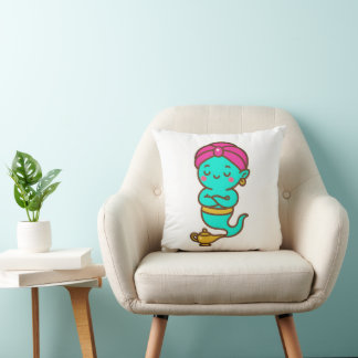 Coussin Magique Kawaii Djinn - Neon Spirit