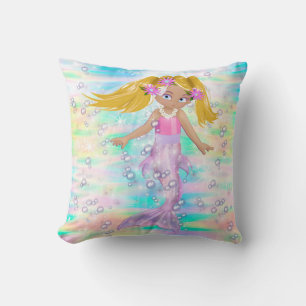 Coussin Magique Rainbow Bubbles & Baby Mermaids