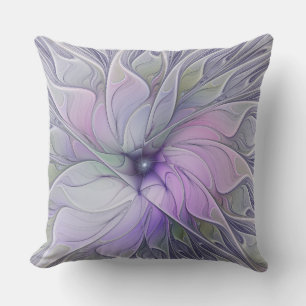 Coussin Magnifique beauté moderne abstraite fleur d'art fr
