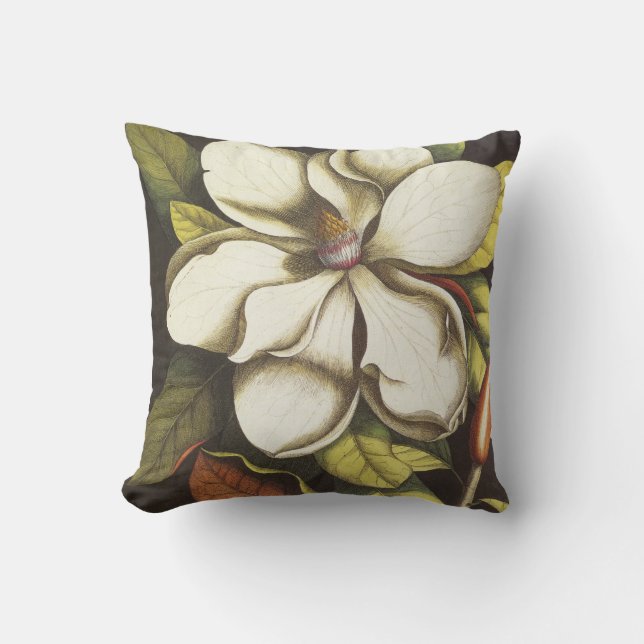 Coussin Magnolia blanche (Recto)
