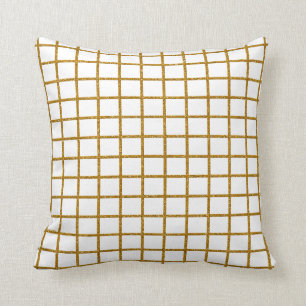 Coussin Maillage Parties scintillant or