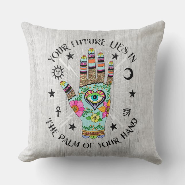 Coussin Main de la fortune (Recto)