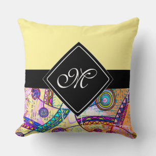 Coussin Main tirée par EDDArt - Échelle de rêve 1