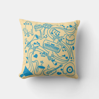 Coussin Mains de musique - conception ASL
