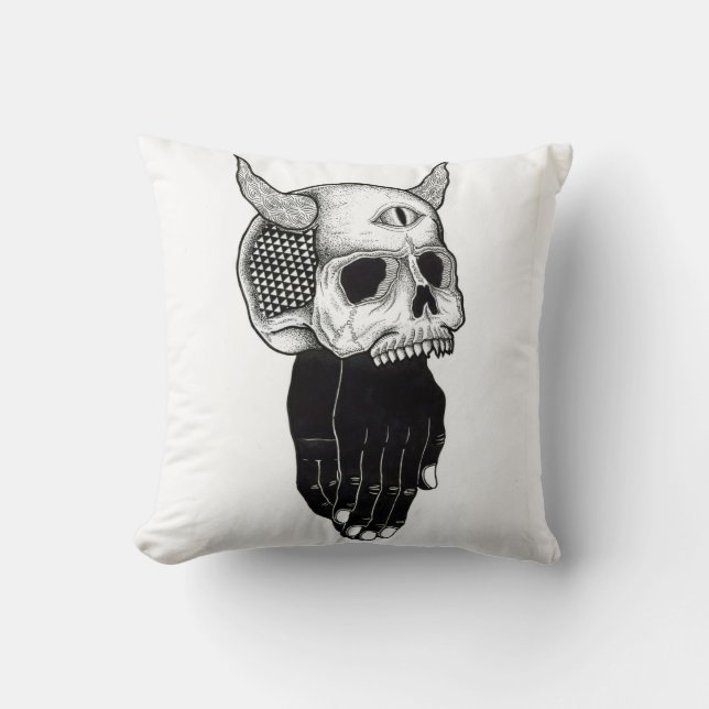 Coussin mains et cheval de prière (Recto)