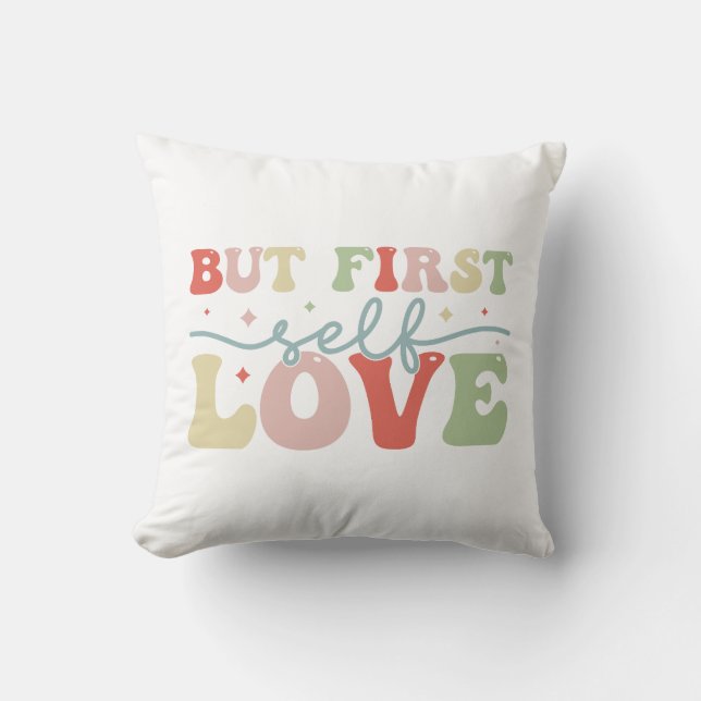 Coussin Mais avant tout amour (Recto)